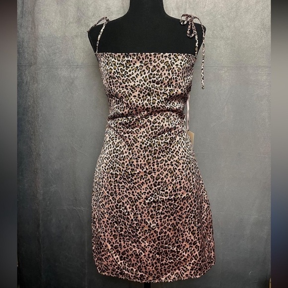 NWT Revolve / Superdown Lilith Cami Dress in Leopard - Picture 3 of 13